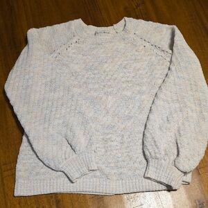 Knox Rose Marled Balloon Sleeve Sweater Sz XS